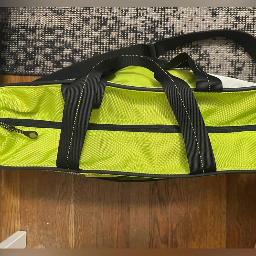 Timbuk2 Tricolor Duffel Tote in Lime, Olive & Cream